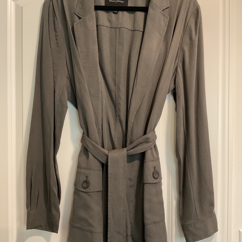 Banana Republic military green jacket